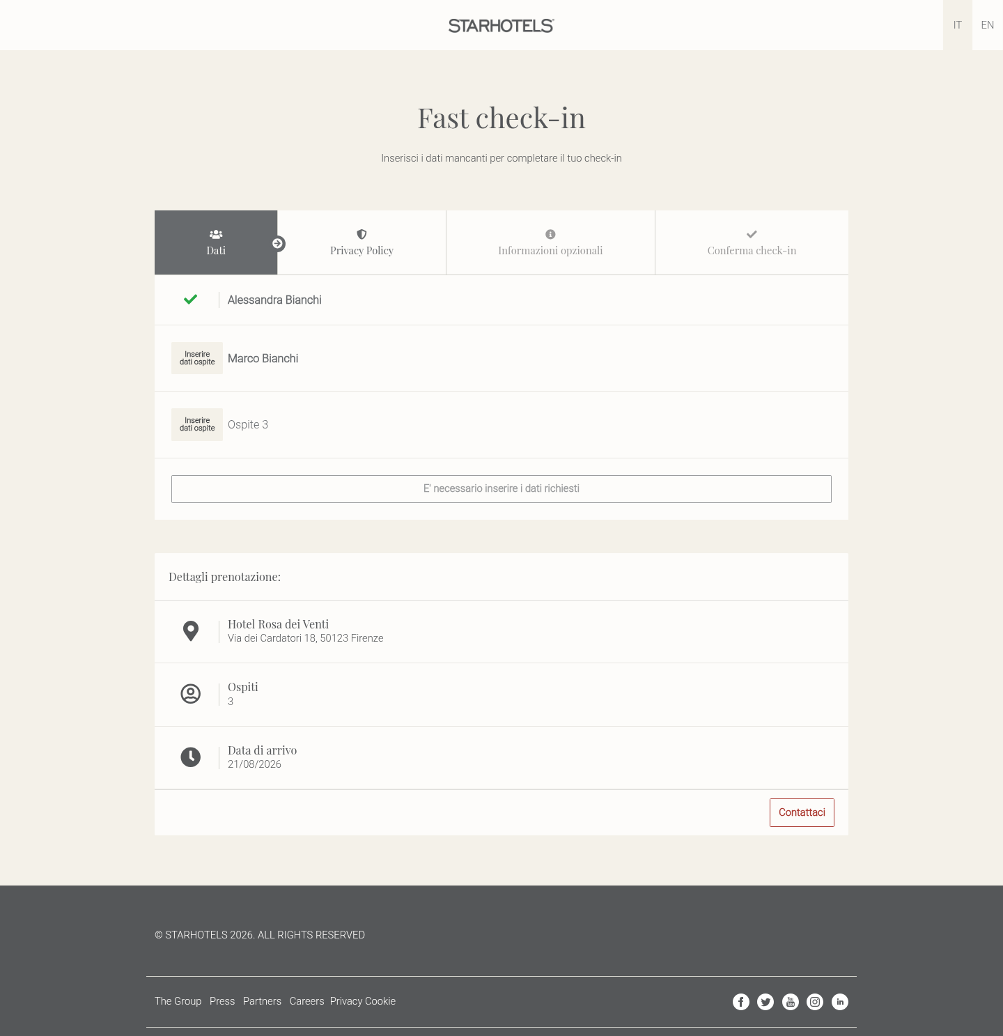 HL checkin