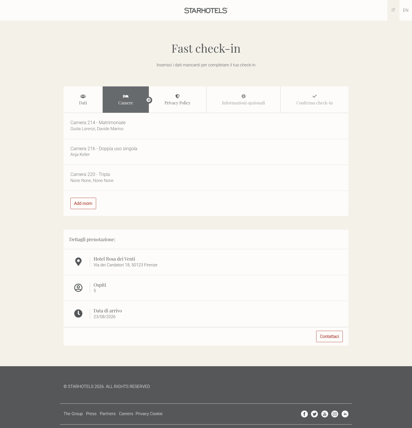 HL checkin