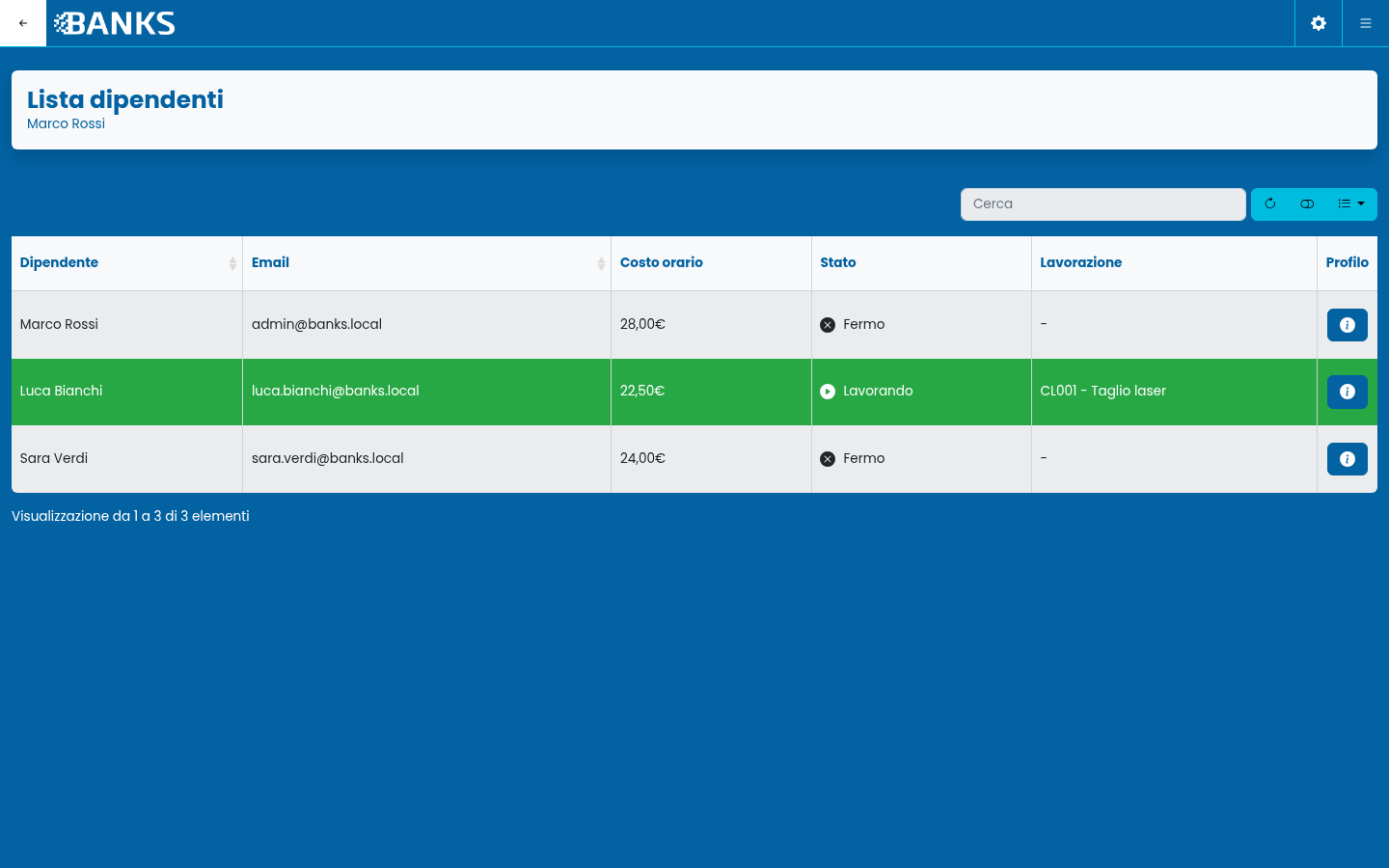Banks Manufacturing Execution System