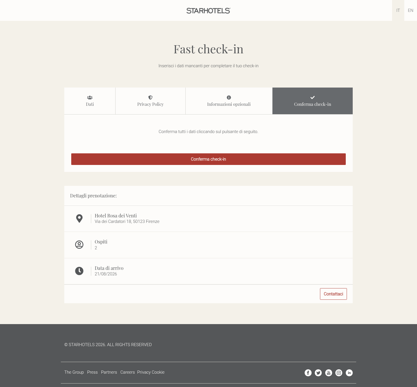 HL checkin