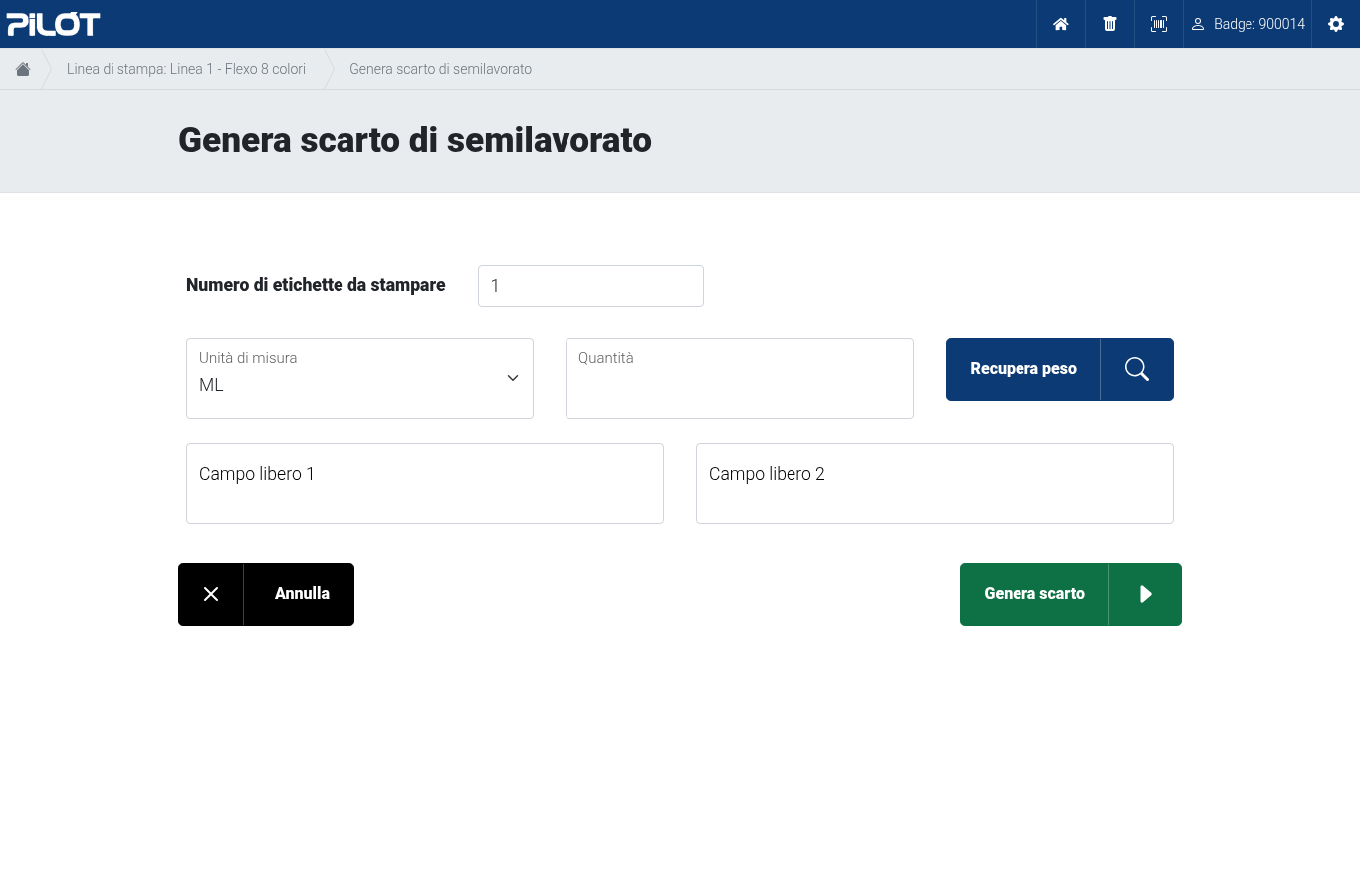 Pilot stampa